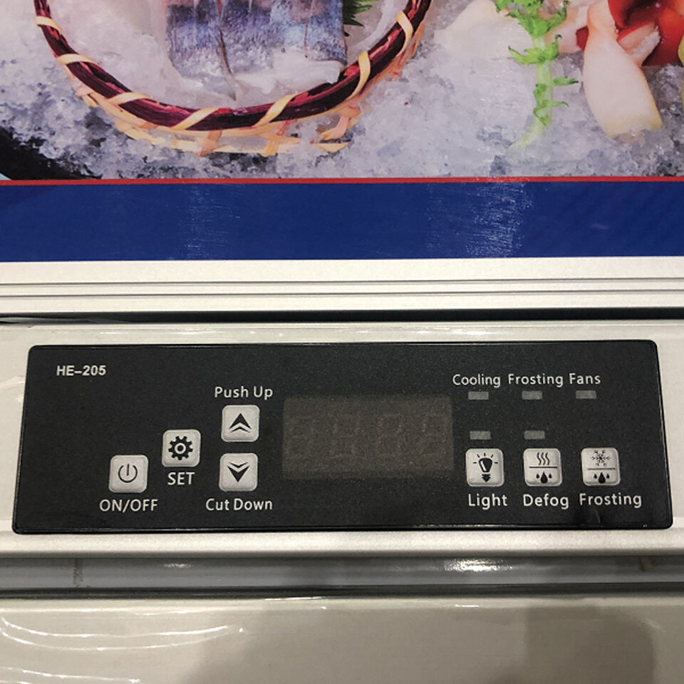 冷凍食品用の単ドアスリムディスプレイフリーザー